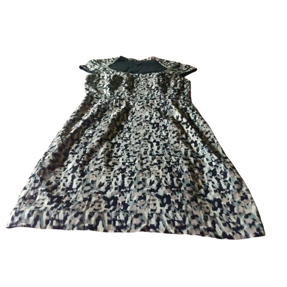 Ann Taylor Women's Size 4 Abstract Print Cap Sleeve Sheath Dress - Picture 5 of 12